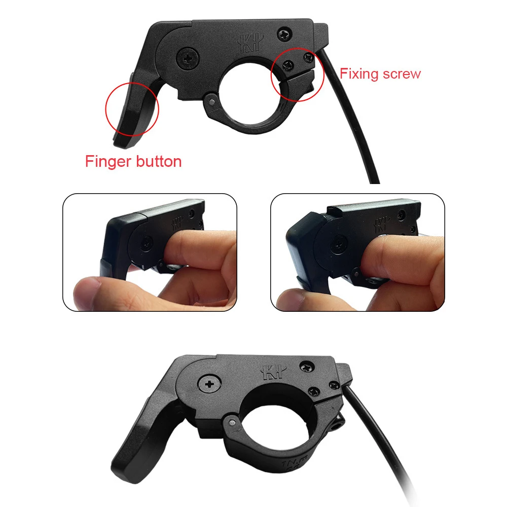 Ebike Thumb Throttle Quick Disassembly Left/Right Electric Bicycle Part Accessories Scooter Bike Throttle Ebike 3 Pin Connector