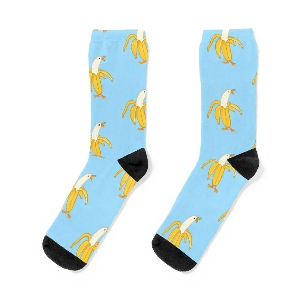 

Banana Duck Socks winter hiphop Women's Socks Men's
