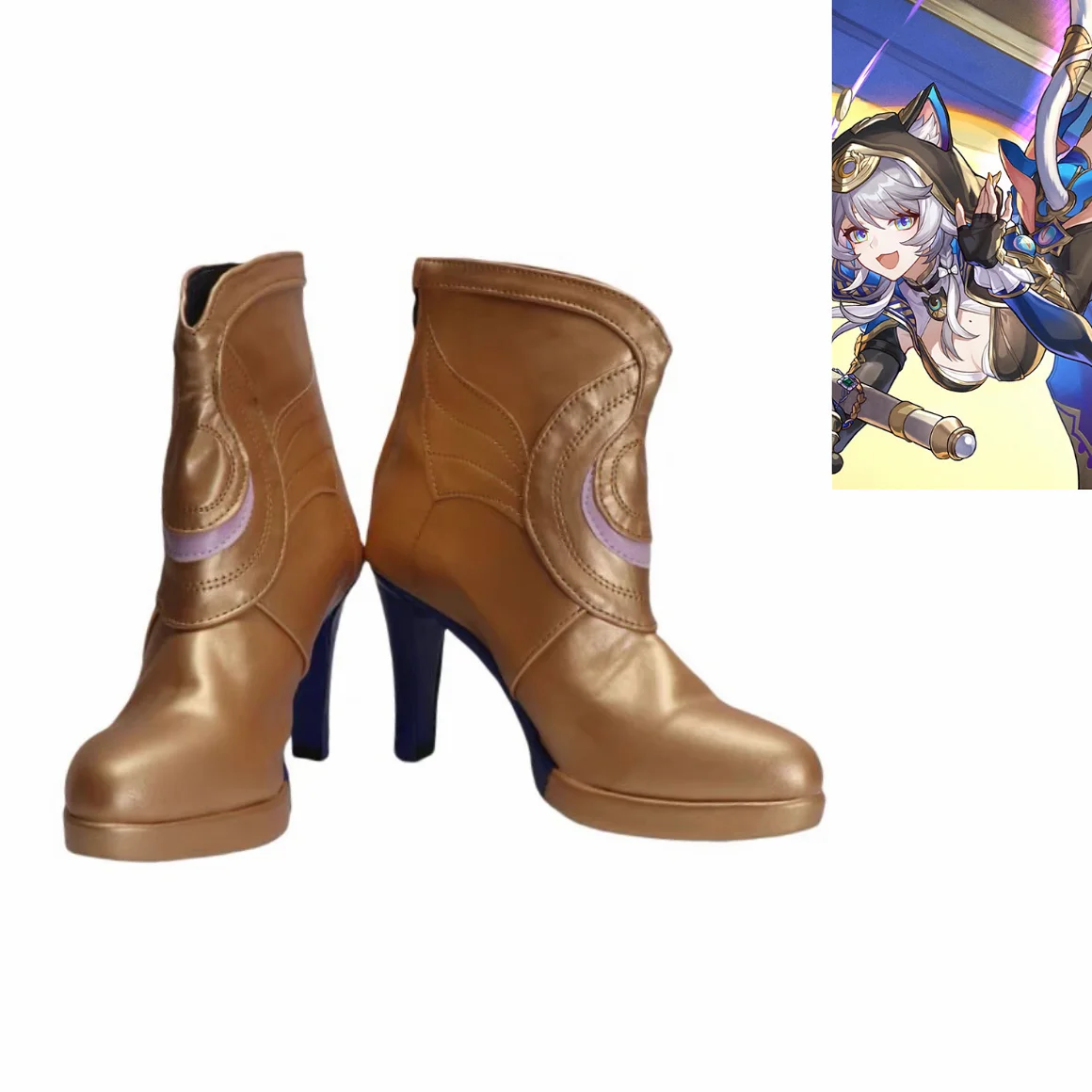Honkai Star Rail Cipher Cosplay Shoes Boots Halloween Party Shoes for Women Girls Carnival Prop