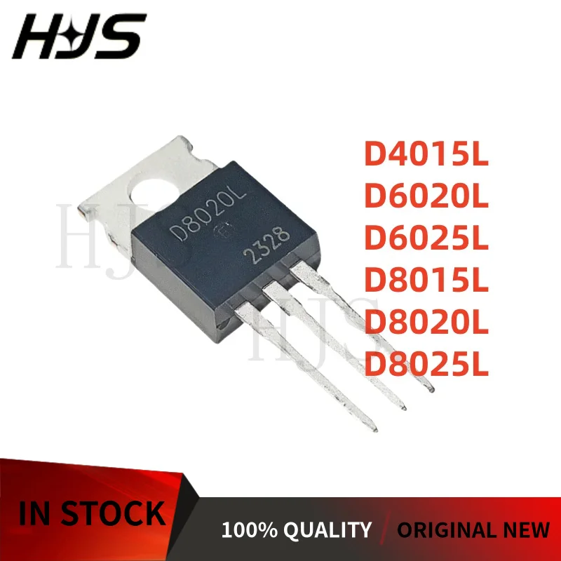 10Pcs/Lot D6020L D8020L D8015L D4015L D6025L D8025L Brand New Unidirectional thyristor TO-220 In Stock