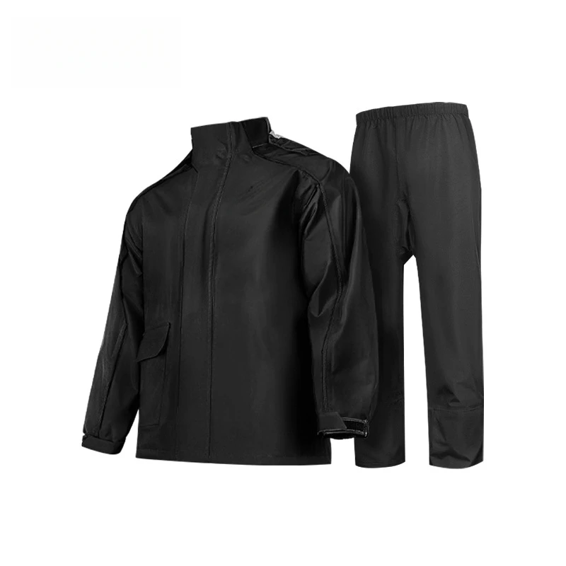 

Raincoat and Rain Pants Set Motorcycle Split Full Body Heavy Rain Adult Delivery Electric Bike Reflective Riding Poncho