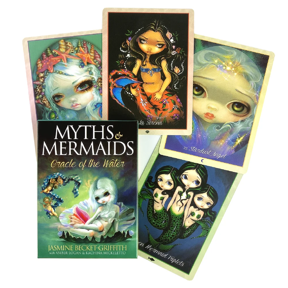 Alice Myths Mermaids Oracle Of The Water Cards Full English Deck Tarot Divination Fate Family Party Game