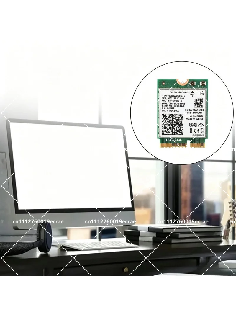 Mini PCI-E WiFi 6E AX211 Tri-Band 5374Mbps Wireless Network Card with Bluetooth 5.3 for  AX211 M.2 Key-E CNVIO2