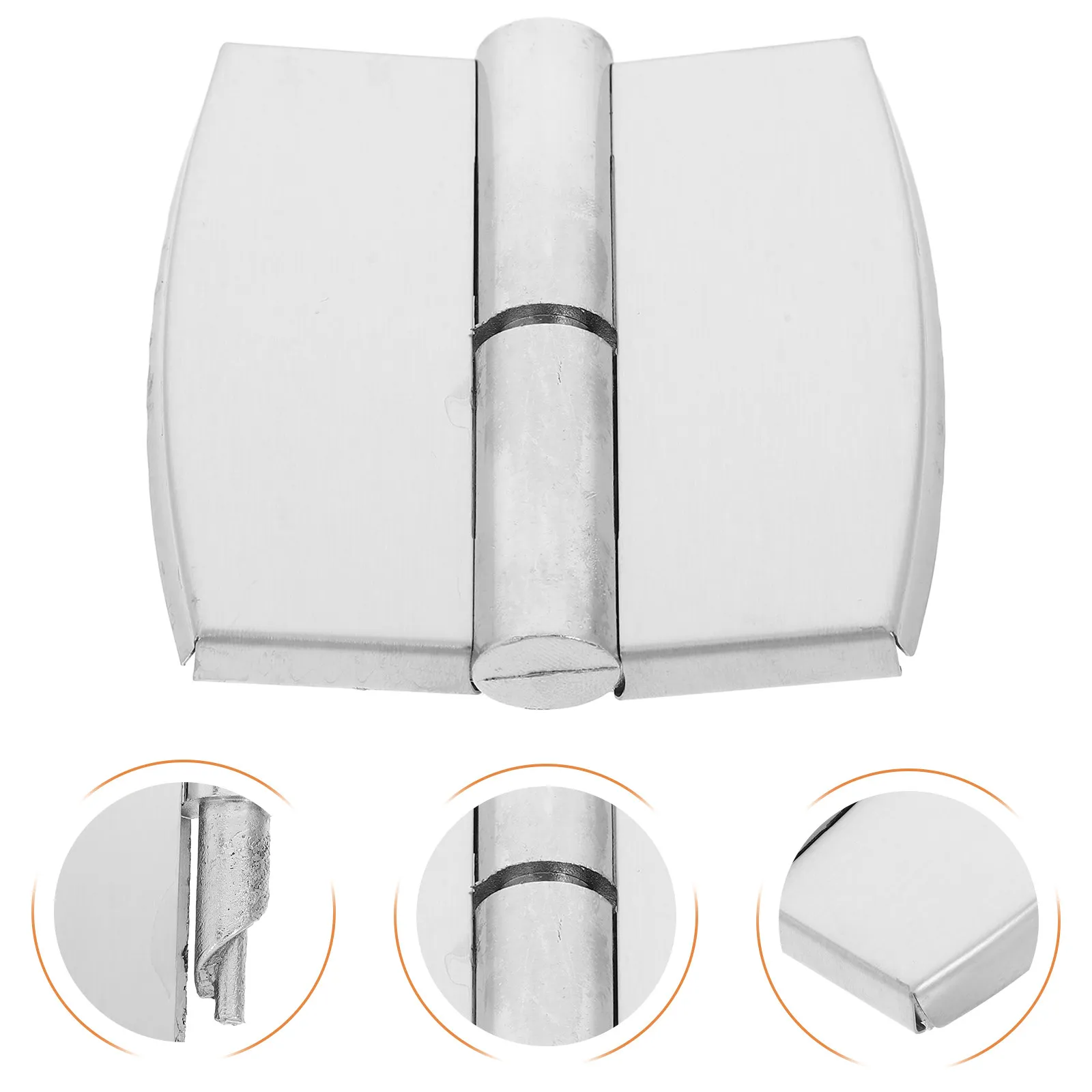 

2Pcs Heavy Duty Public Restroom Door Hinges Stainless Steel Self Closing Detachable Offset Design for Toilet Partitions Hotels