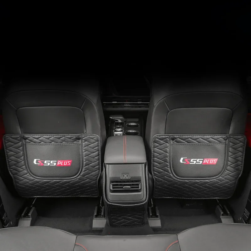 For Changan Cs55plus 2022 Second-generation Seat Anti-kick Pad Special Armrest Box Anti-kick Storage Interior Vehicle Ladder