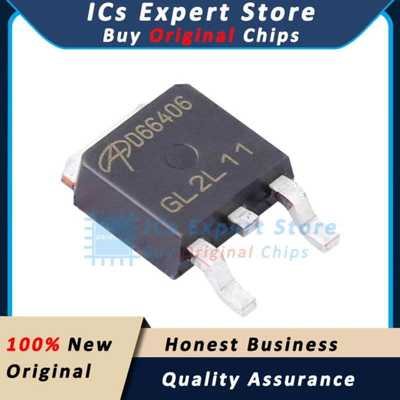 10 PCS/LOT Original Transistor AOD66406 N Channel 40V 60A MOSFET D66406 AOD66406 TO-252