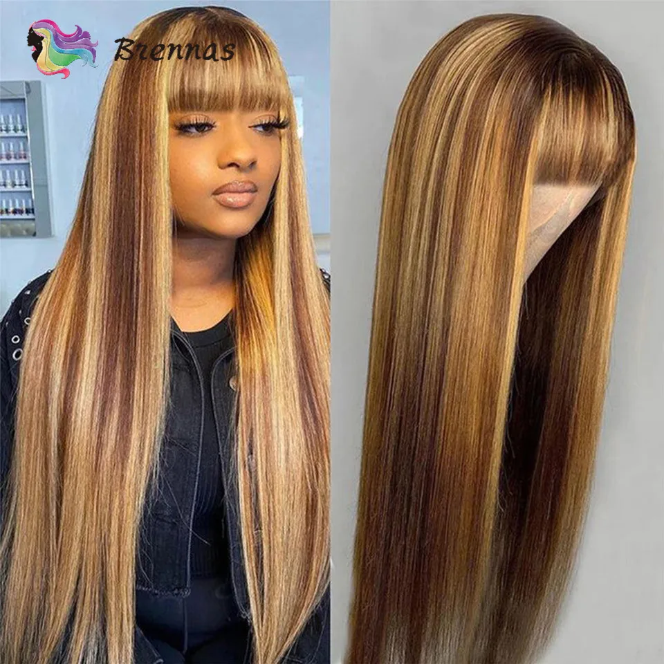 highlight-wigs-with-bangs-honey-blonde-straight-human-hair-wig-density-180-peruvian-straight-human-hair-glueless-wigs-for-women