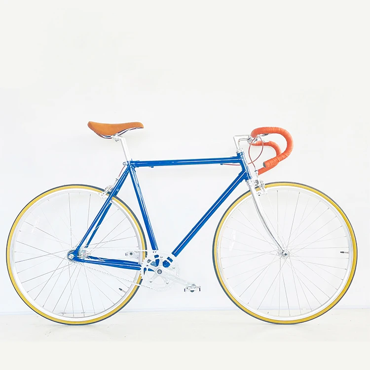 

700C CR-MO Steel 4130 Lugged Frame Fork Vintage Inner SRAM 2S Track Fixie Gear Bicycle