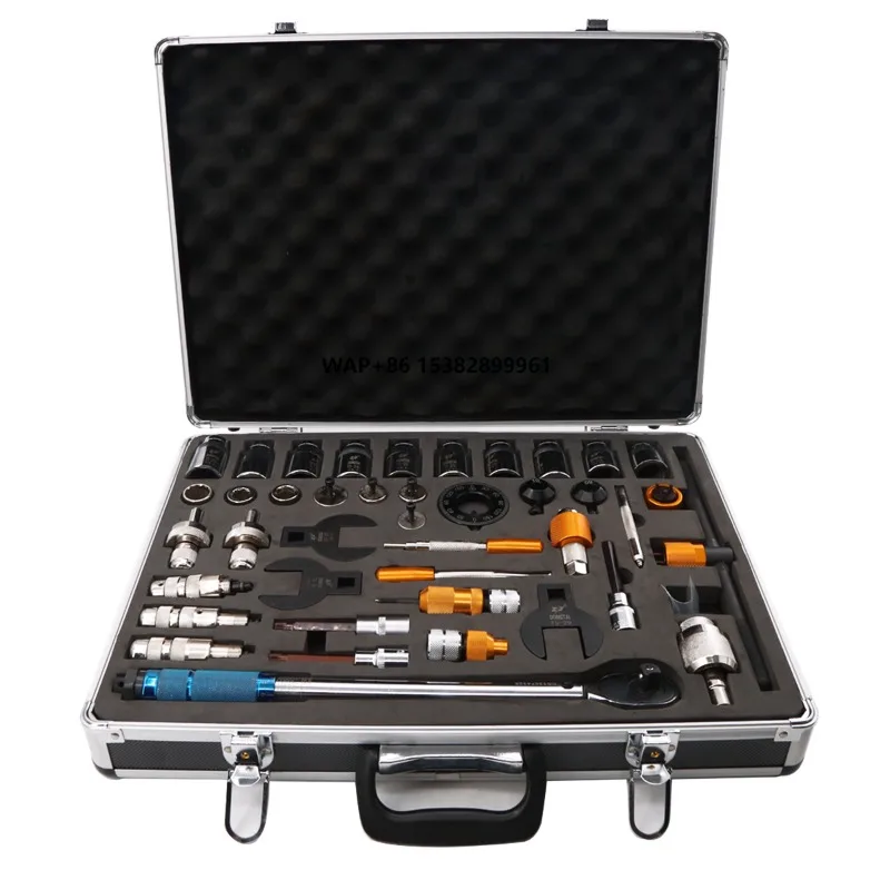 

ZQYM 42PCS Common Rail Fuel Injector Assemble Disassembly Injector Pump Removal Tools Set