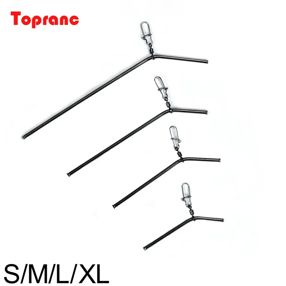 12Pcs Anti Tangle Sea Fishing Accessories Fishing Balance Brass Tube Connector L- Shape Booms Accessory