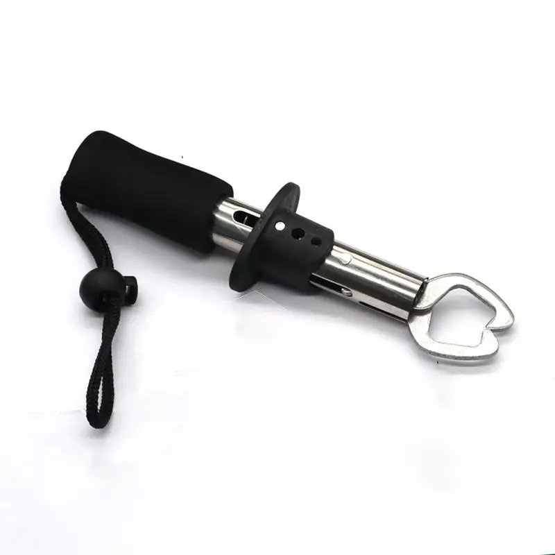 Portable Fishing Gripper Stainless Steel Fish Lip Grip Handle Catch Carp Fishing Lip Grip Fishing Tool Fishing