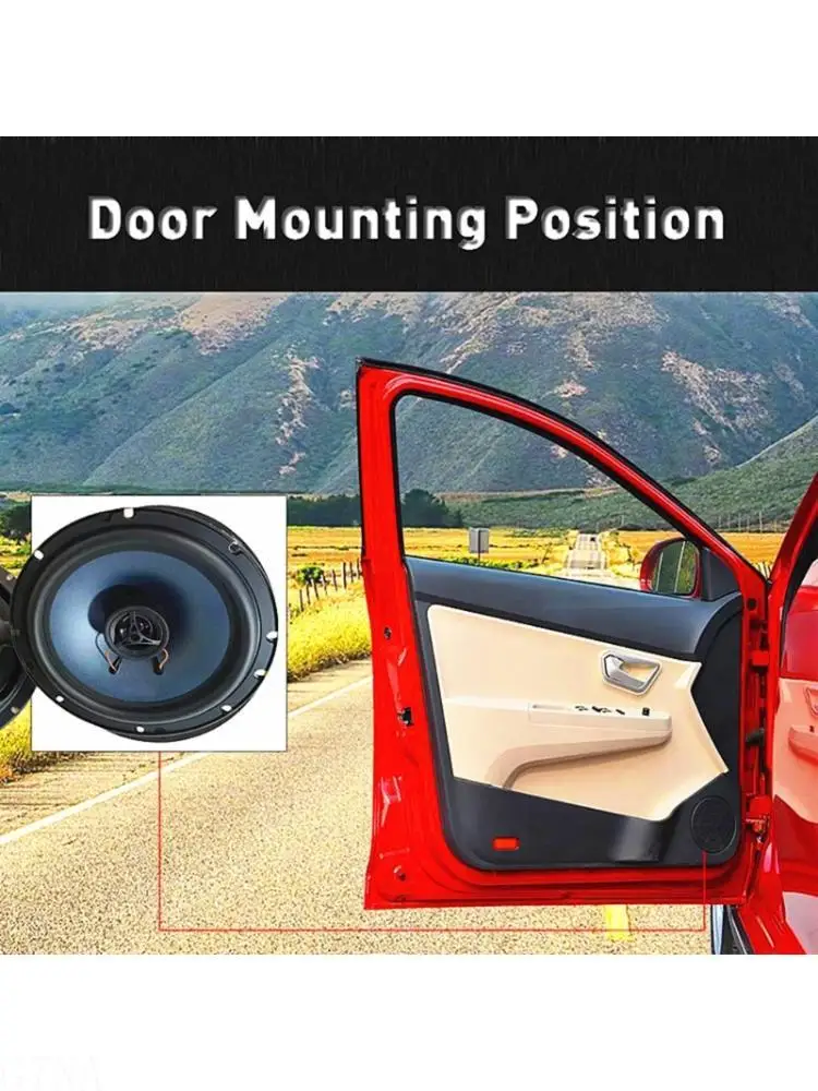 

G7NA Car HiFi Coaxial Clear Superior Sound Qualitys Loudspeaker High Sensitivity for Home Theater Short Trips and Gatherings