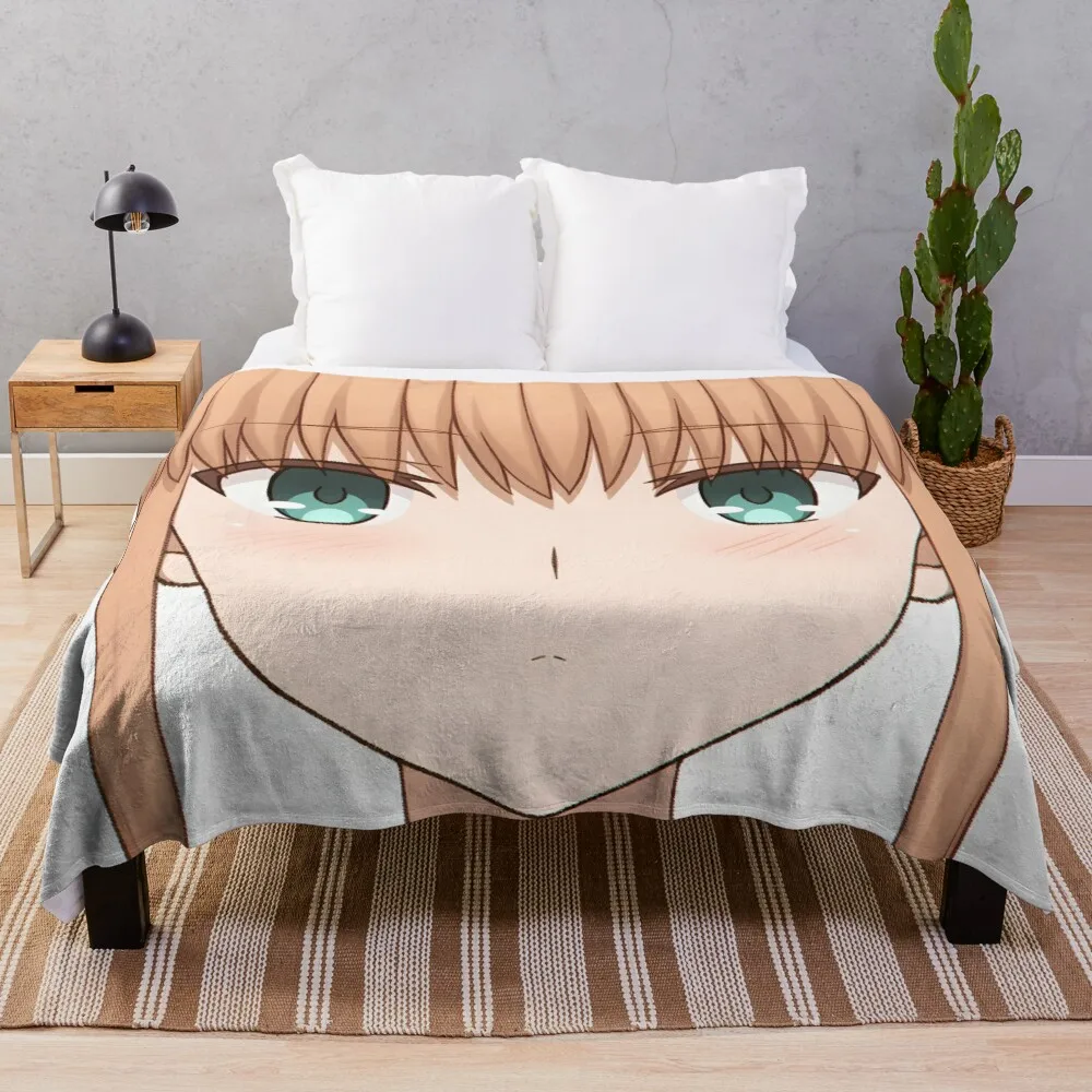 Saber - Fate series 74 Throw Blanket anime Winter beds Blankets