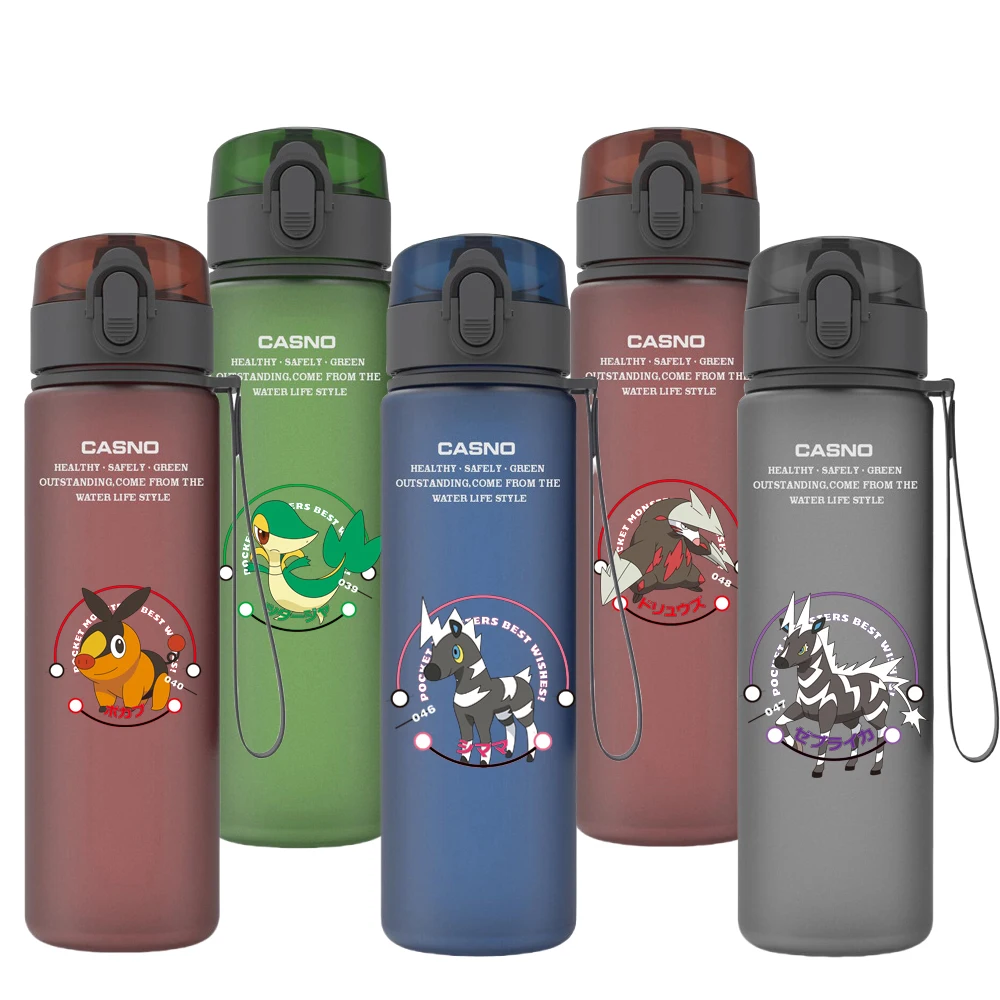 Pokemon Water Cup Lechonk Zebstrika Pansage Portable Outdoor Sports Large Capacity Anime Game Characters Series Water Bottle