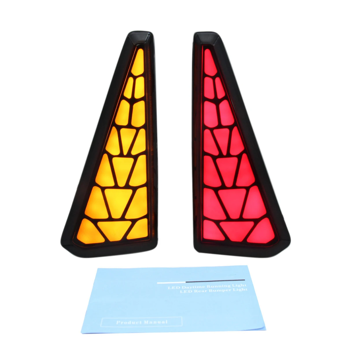 2Pcs Rear Bumper Light Fog Lamp Brake Light Turn Signal 3 Function For Toyota NOAH VOXY 80 Series 2014 2015 2016 2017 2018