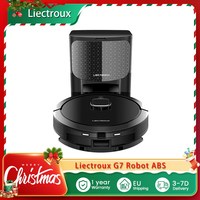 Liectroux G7 Robot ABS Vacuum Cleaner, 6500Pa Suction, Laser Navigation, 5200mAh Battery, Run 180mins Automatic Charging