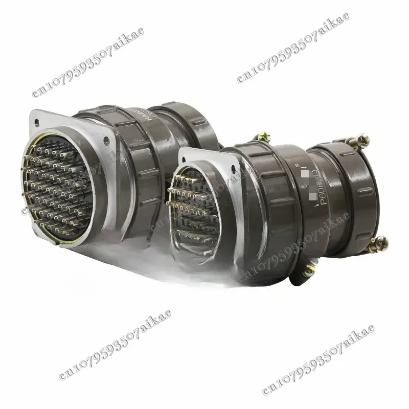 Aviation Plug P60K-45 Core 47 Core P60K3Q Aviation Socket, Round Connector 60mm Cable Connector