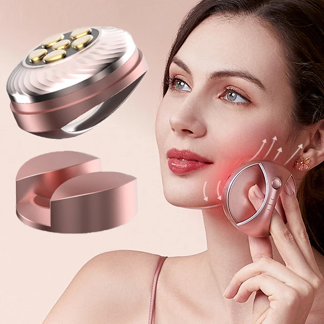 Nowy przenośny mikroprądowy lifting twarzy przeciwstarzeniowy Rf Urządzenie do napinania skóry Urządzenie do masażu twarzy na podczerwień Sprzęt kosmetyczny