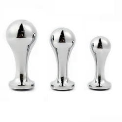 Champions Trophy Style Stainless Metal Anal Plug Sex Toys Round Shaped Smooth Butt Plug For Women Adult Anal Dilator Toy