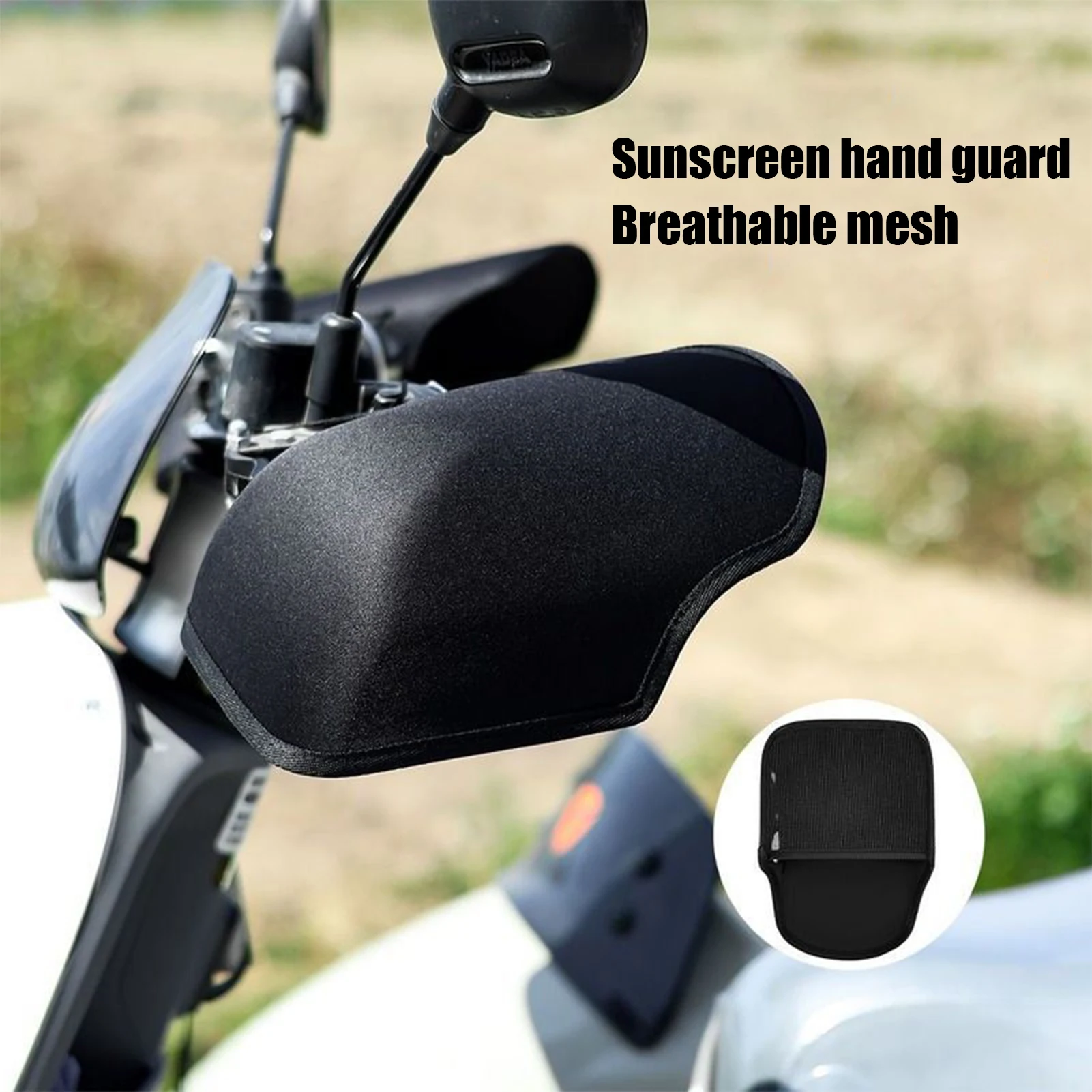 Motorcycle Handlebar Muffs Sun protection Motorcycle Sunscreen Gloves Grip Hand Sunshade Windproof Motorcycle Hand Covers