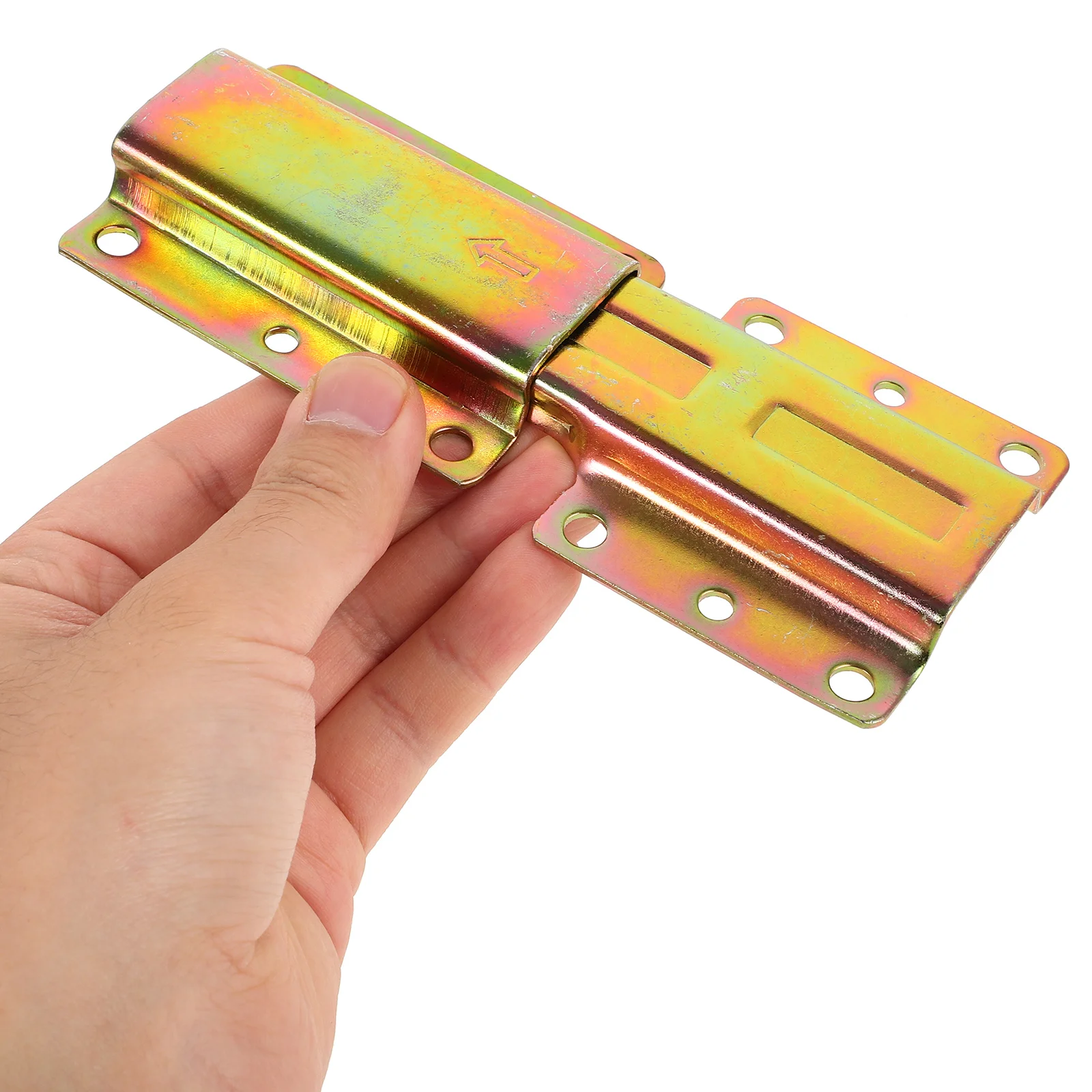 

4pcs Plug Connectors Metal Gold Furniture Connectors For Bed Frame Sofa Lock Sliding Hardware Stable Connection