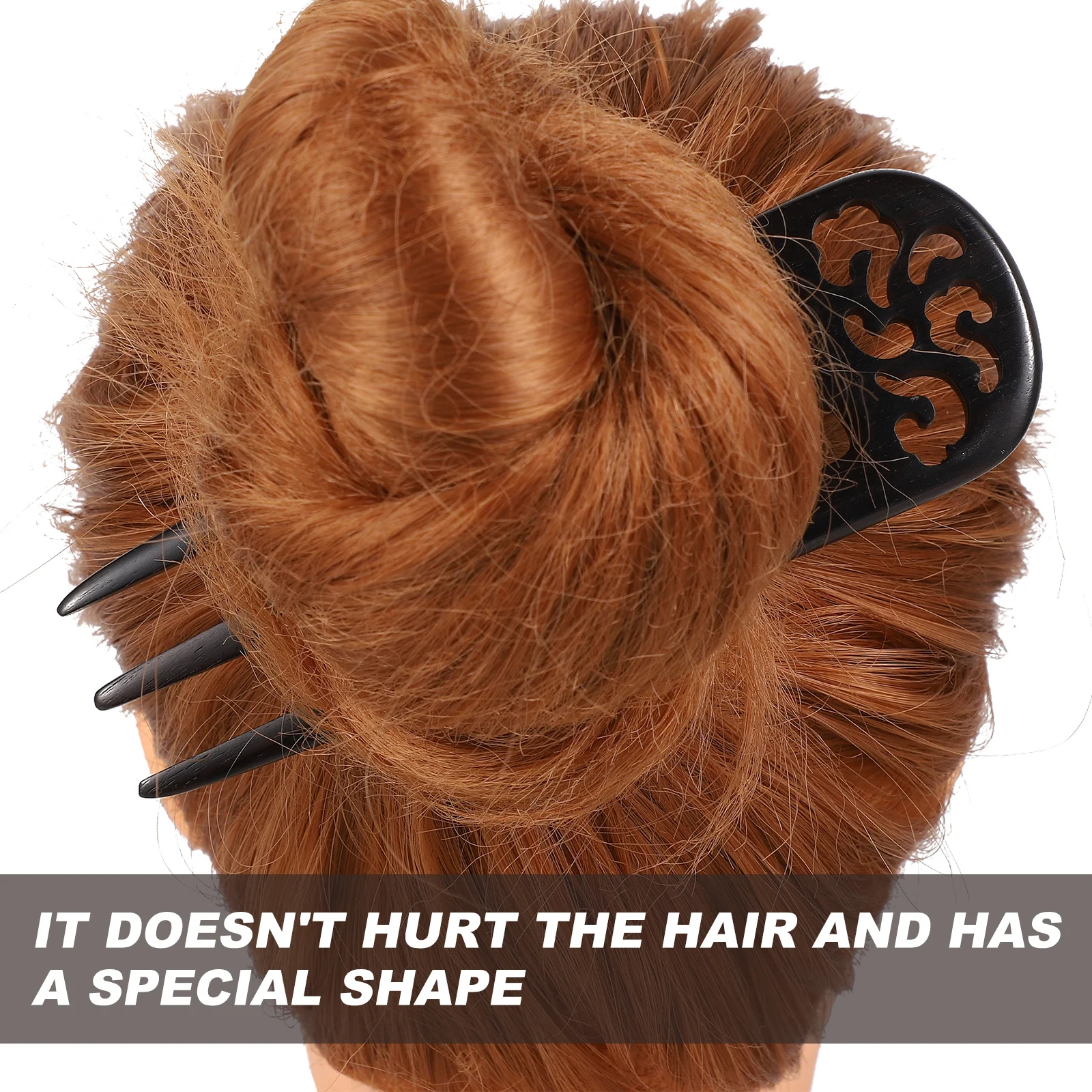 

3 -Prong Hair Pins Sticks Chopsticks for Women Chignon Styling Decorative Fork Buns