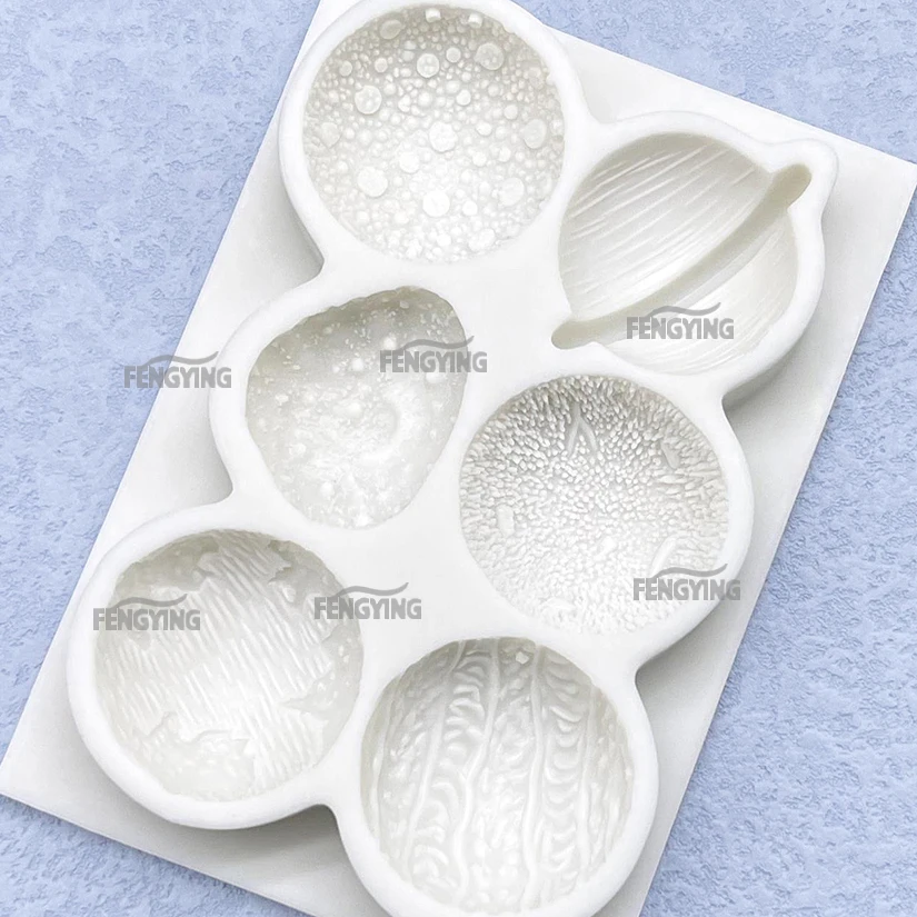 Planet Star Meteorite Silicone Cake Baking Mold Sugarcraft Chocolate Cupcake Resin Tools Fondant Decorating Tools