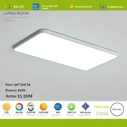 Nowoczesna ultra cienka prostokątna lampa sufitowa Led minimalistyczny salon sypialnia Home Deco lampy sufitowe oprawy oświetleniowe wewnętrzne