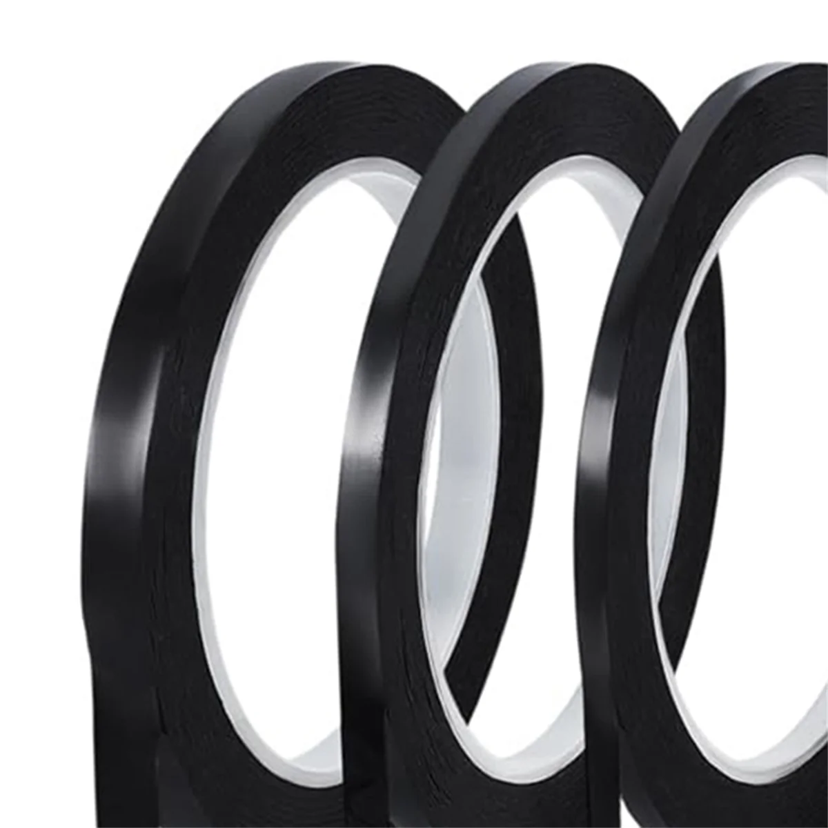 Linhas de chumbo para vitral a79g 360 jardas, fita preta de linha de gráfico pet de 2/3/4/5/6.5mm de largura, suprimentos de vitral, 72 jardas/tamanho