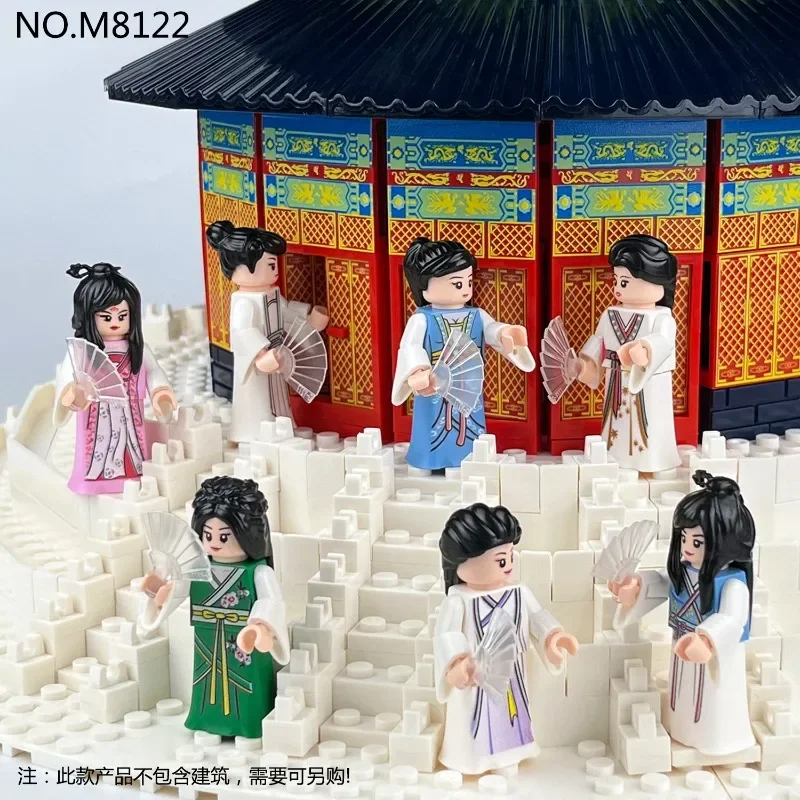 Children's Building Blocks Toy Mini Figure Humanoid Dolls Cartoon Character Birthday Gift Educational Playset for Kids