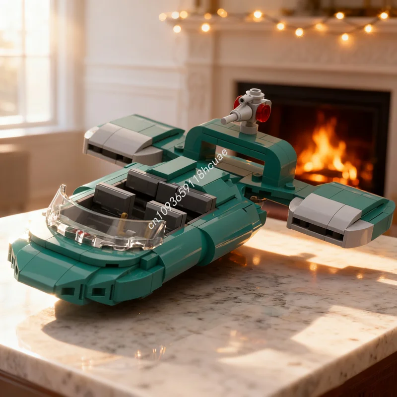 

297 шт. MOC Серафим класс Urban Security Star Battle Модель Рождественский подарок Строительные блоки Строительство DIY Кирпичная игрушка Дети День рождения