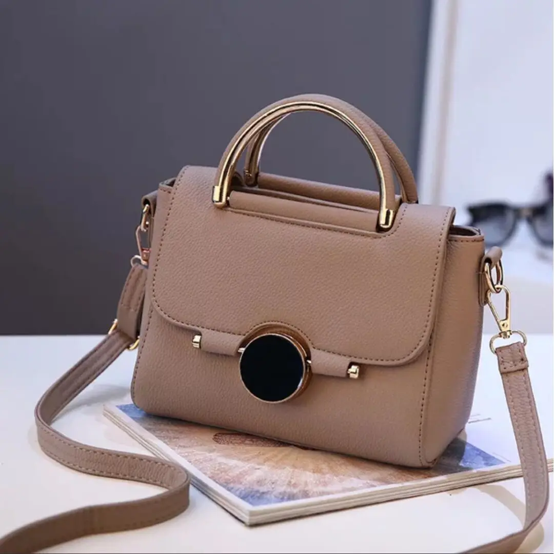 

New bag styling sweet and fashionable women's bag solid color trendy crossbody single shoulder handbag