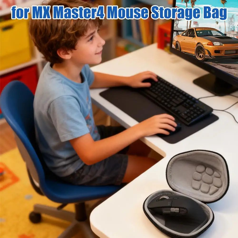 

Hard EVA Travel Case Wireless Mouse Waterproof Dustproof Mice Bag For Logitech MX Master 3S Shell Accessorise With Hook