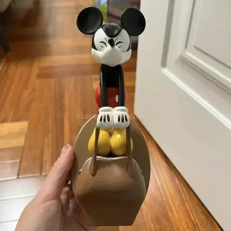 Topes de puerta de Mickey Mouse y Pato Donald de Disney, bloqueadores de tope de puerta anticolisión creativos y reutilizables a prueba de viento para el hogar y la Oficina