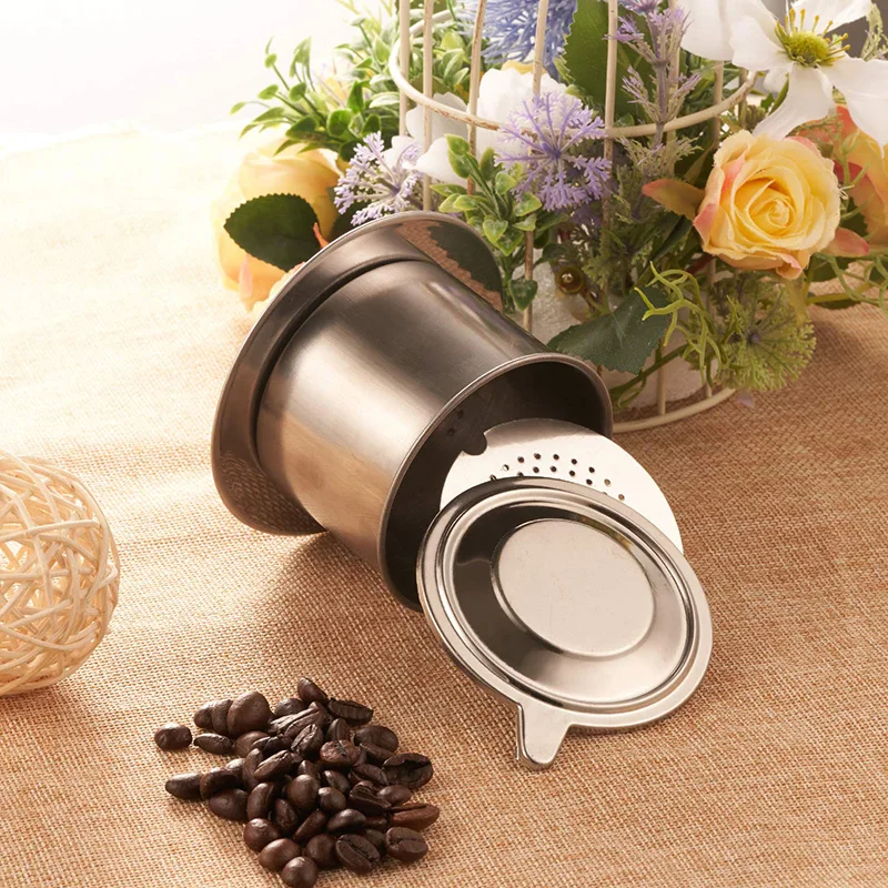 Vietnamese Phin Coffee Drip Cup Filter Stainless Steel Traditional Vietnam Coffee Maker Coffee Brewing Tool for Office, Home