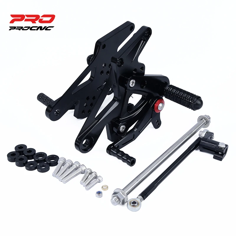 

For Yamaha LC160 Y15 Y16 v1 Motorcycle Rearset Footrest Adjustable Aluminum CNC Foot Pegs Rear Sets