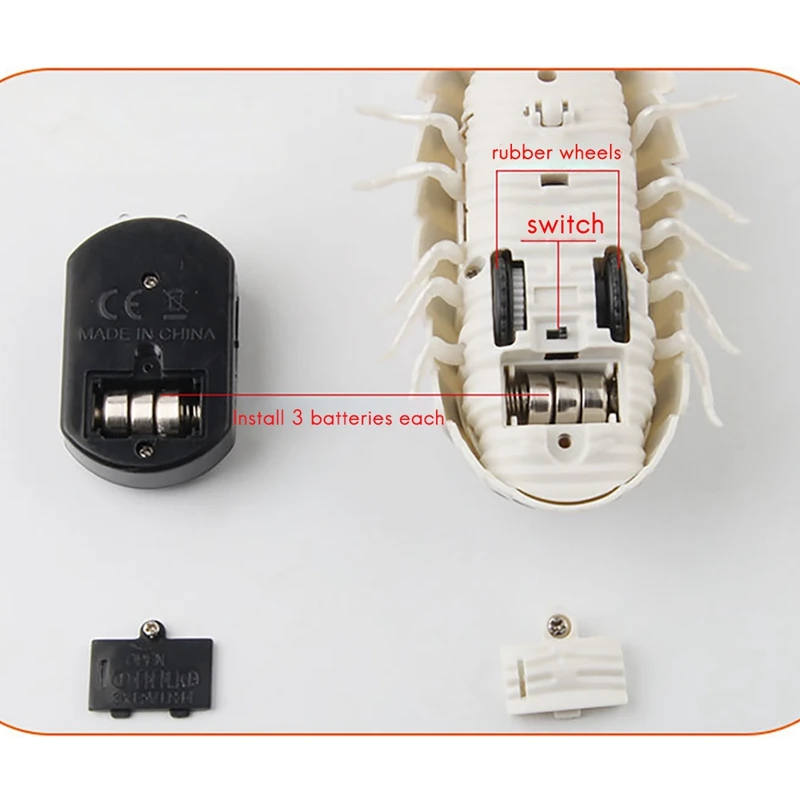 Realista Controle Remoto Pillbug Toy para Crianças, Novidade, Brinquedo Tricky, Presente de Aniversário, RC Animal, Simulação