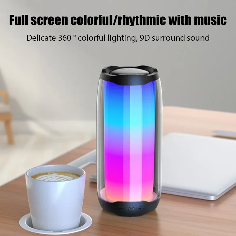 

Colorful light speaker laptop waterproof wireless speaker surging bass wireless portable speaker wireless speaker