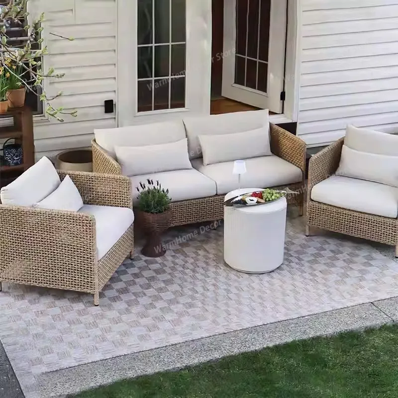 

New Style Simplicity Outdoor Sofas Personality Homestay Advanced Balcony Garden Sofas Accent Relax Furniture Sillas Lshysf