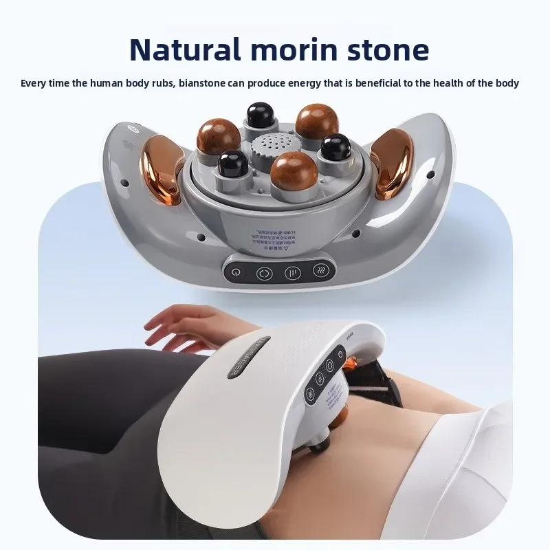 

HOT SALE Bianshi Abdominal Rub Instrument Abdominal Massager Belly Rub Artifact Belly Warm Waist Belt Massage Instrument