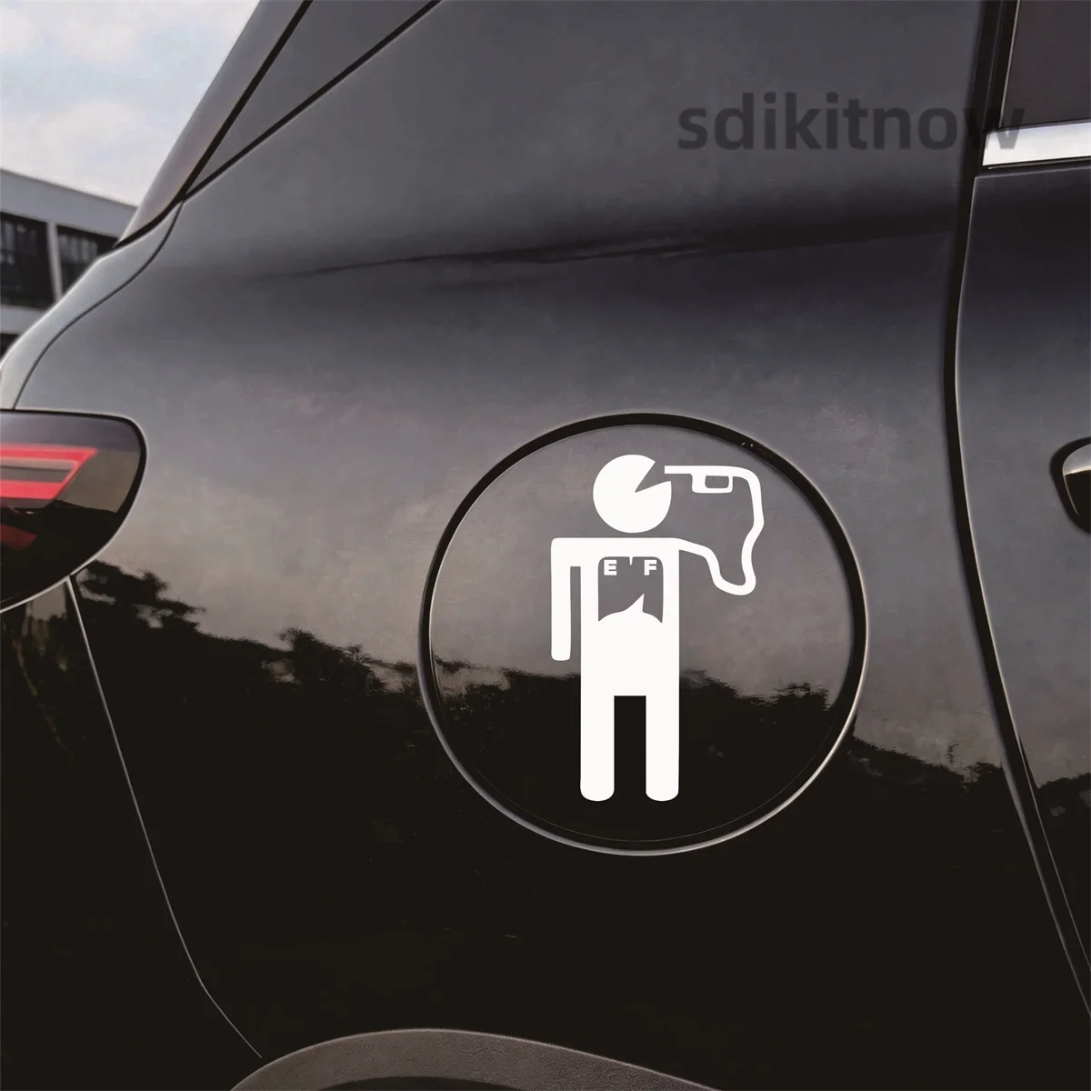 Funny car sticker fuel Tank Cap diesel decal gas vinyl waterproof window decoration Styling For Lada Haval Chery Geely Changan