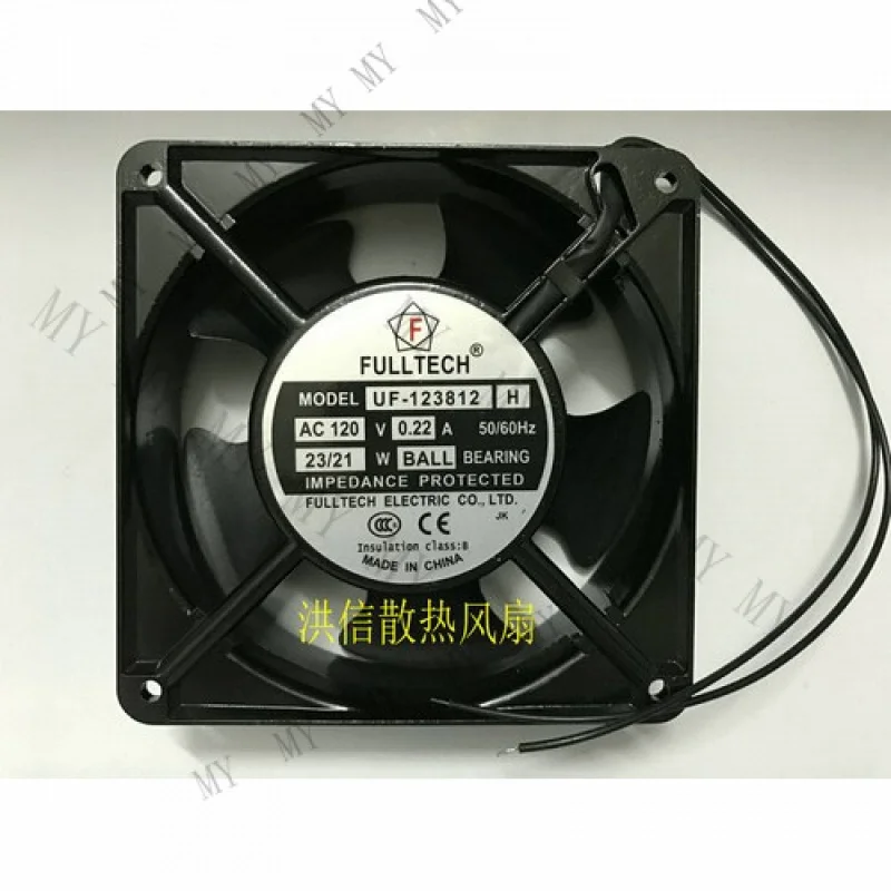 

TT 1pcs for FULLTECH UF-123812 H AC120V 0.22A 12038 12cm 2-wire AC fan