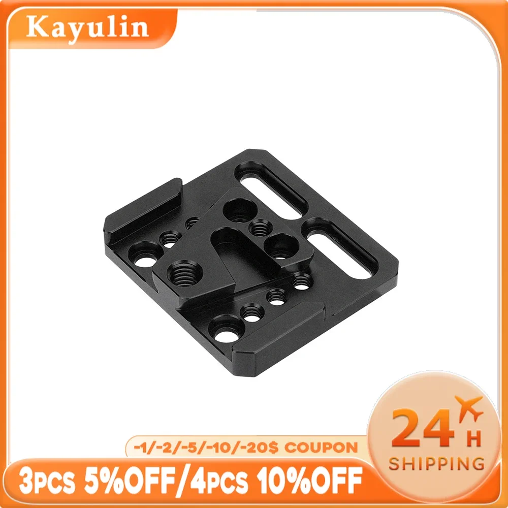 SZRIG VCT Mount Quick Release Plate QR V Lock Baseplate For HDV Camera Baseplate VCT-U14 Tripod Mount Plate Support