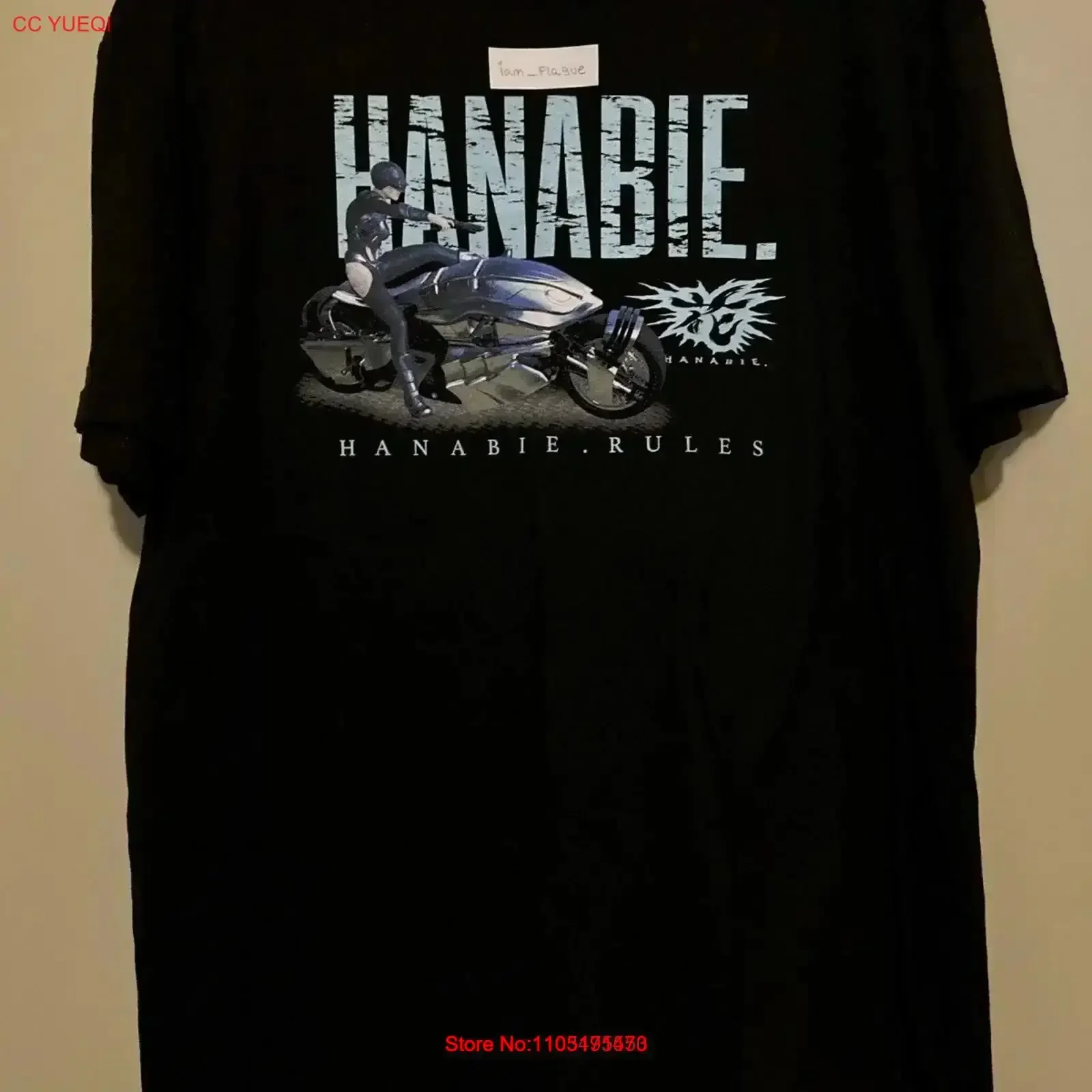 Rare Official Hanabie Size Large Tour T Shirt Band Hanabi Maid vintage Washed fashion Top For Everyday Wear homme Versatile