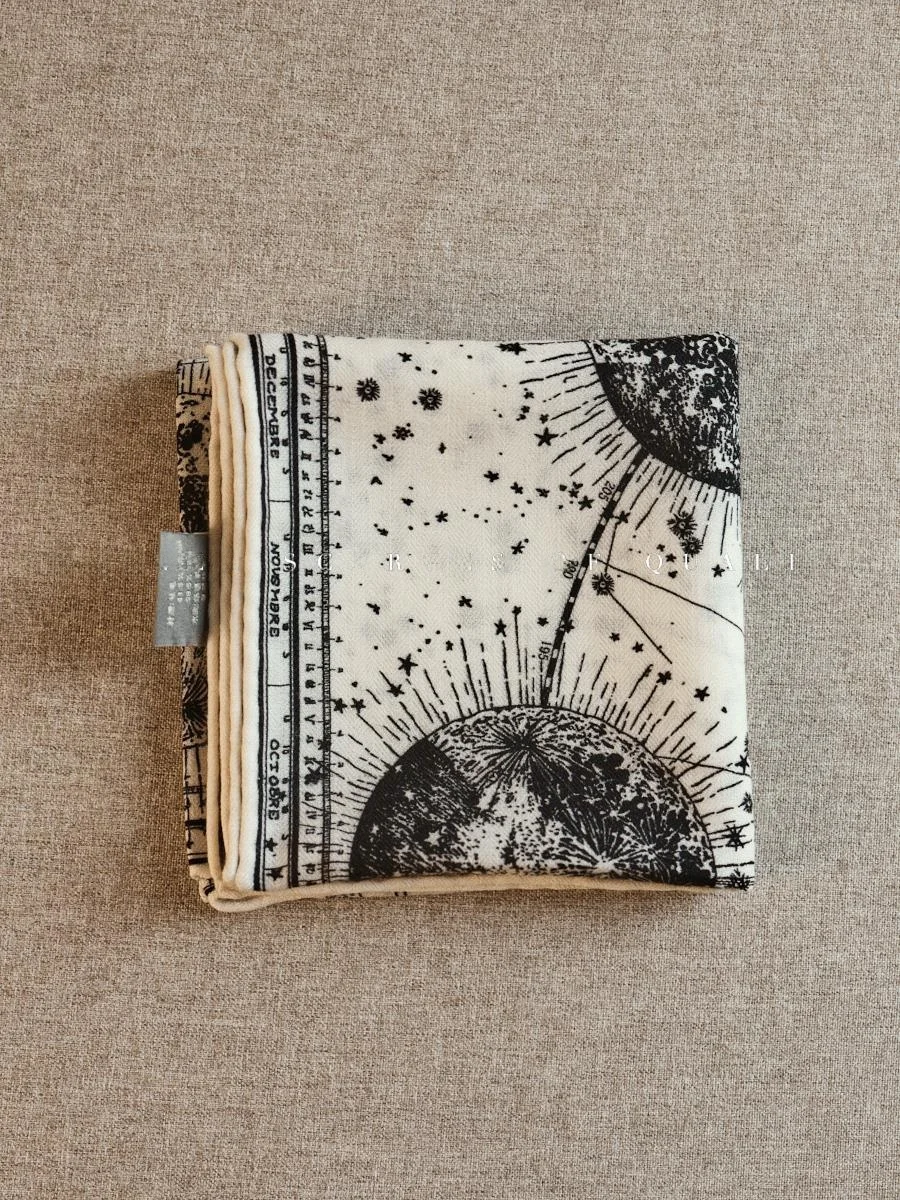 美的十二支シルクウールスカーフ両面ショール65cm高級感ヴィンテージプレッピースタイルレディースファッションアクセサリー