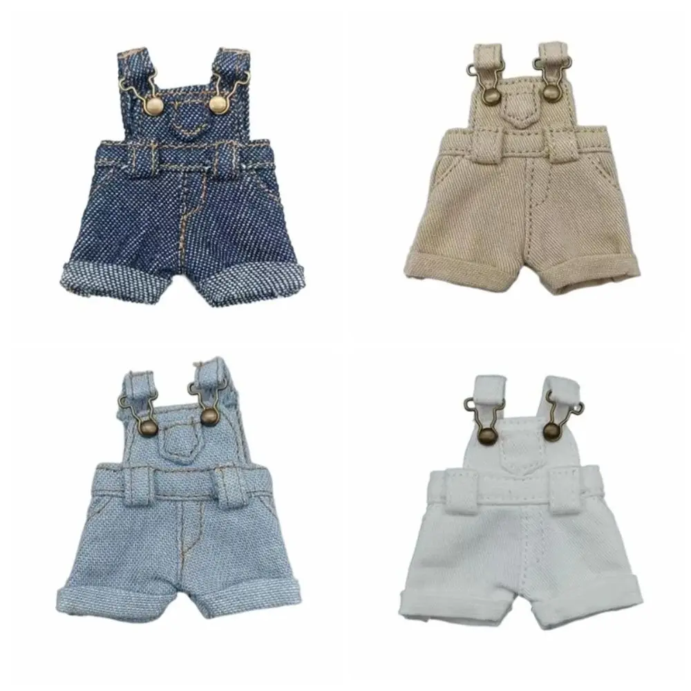 

Casual Wears OB11 Denim Pants Dress Up Trousers Doll Clothes Overalls Cotton Playing House Doll Jeans Pants Obitsu11