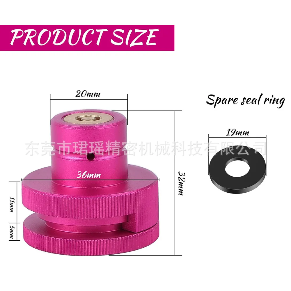 

CO2 Adapter Connector for SodaStream Duo/Terra/Art – TR21-4 Thread to Large Cylinder, Refill Charging Valve for Soda Maker
