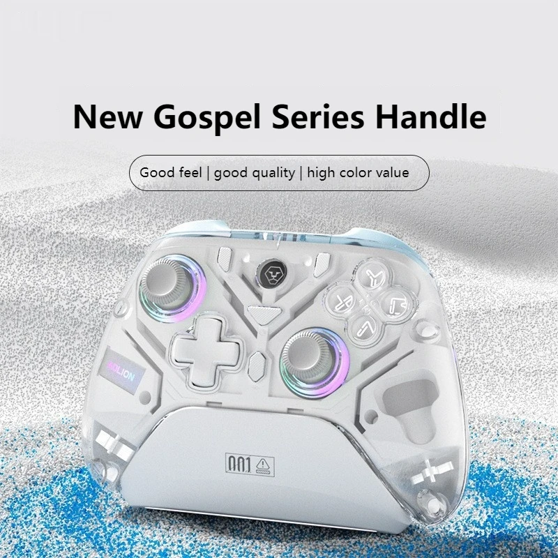 Bluetooth Game Controller Rgb Light Effect Hall Linear Trigger Cross Keysuitable Switch Pc Ios Esports Game Player Controller