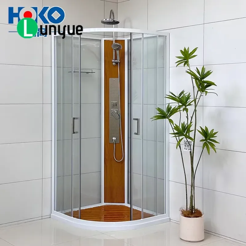 Modern European Custom Acrylic Steam Shower Enclosure with Aluminum Frame Glass Shell for Bathroom Waterproof Durable