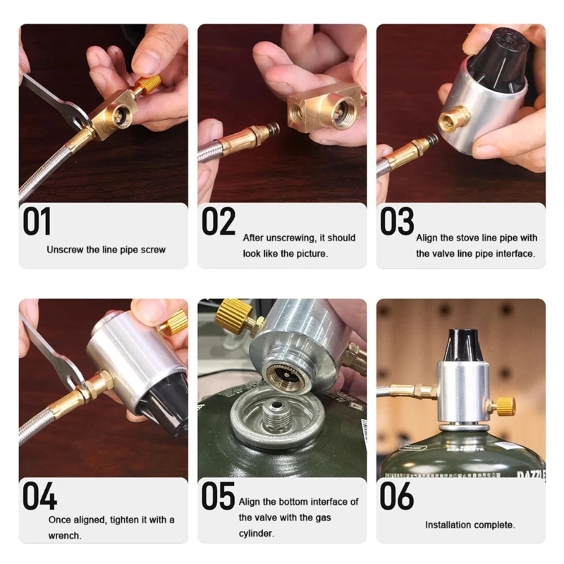 Q39E Outdoor Stove Gas Regulator Valves Low Pressure Regulator Control Valves